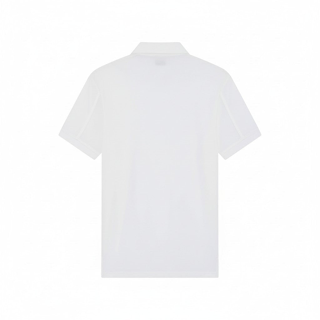 Lyle & Scott - Mens Superfine Pique Zip Polo Shirt - White 626 - Wildvine Clothing, Spalding, Lincolnshire
