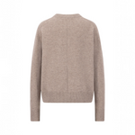 Fynch-Hatton - Ladies - Merino Wool Crew Neck Jumper - Urban Taupe - 26097442 851 - Wildvine Clothing, Spalding, Lincolnshire