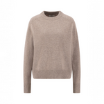 Fynch-Hatton - Ladies - Merino Wool Crew Neck Jumper - Urban Taupe - 26097442 851 - Wildvine Clothing, Spalding, Lincolnshire