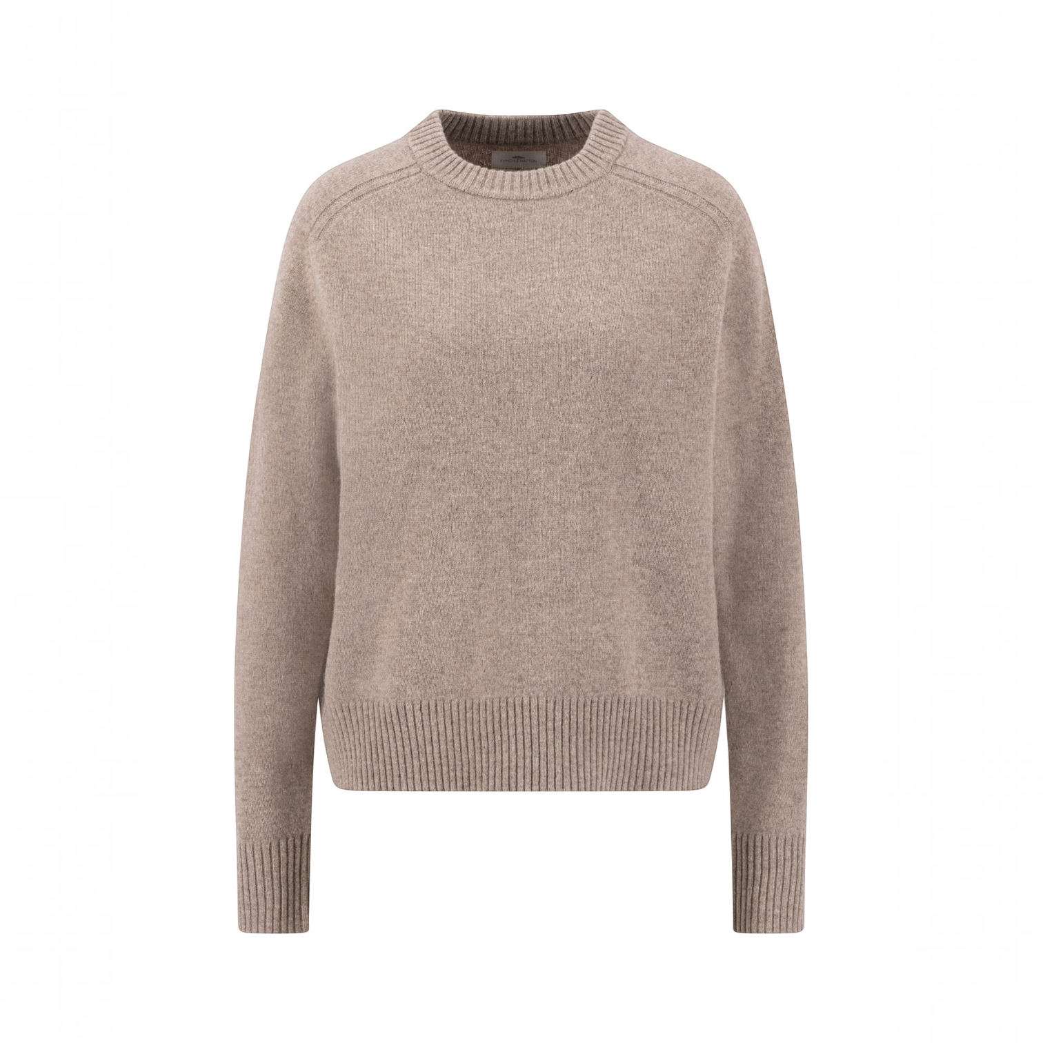 Fynch-Hatton - Ladies - Merino Wool Crew Neck Jumper - Urban Taupe - 26097442 851 - Wildvine Clothing, Spalding, Lincolnshire