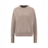 Fynch-Hatton - Ladies - Merino Wool Crew Neck Jumper - Urban Taupe - 26097442 851 - Wildvine Clothing, Spalding, Lincolnshire