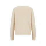 Fynch-Hatton - Ladies Pullover - O-Neck Merrino Wool - Milk 122 - Wildvine Clothing, Spalding, Lincolnshire