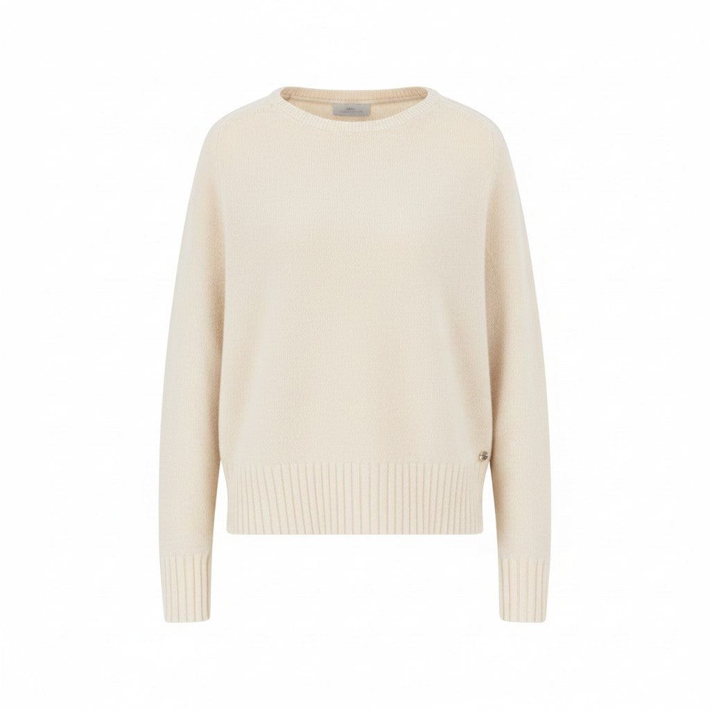 Fynch-Hatton - Ladies Pullover - O-Neck Merrino Wool - Milk 122 - Wildvine Clothing, Spalding, Lincolnshire