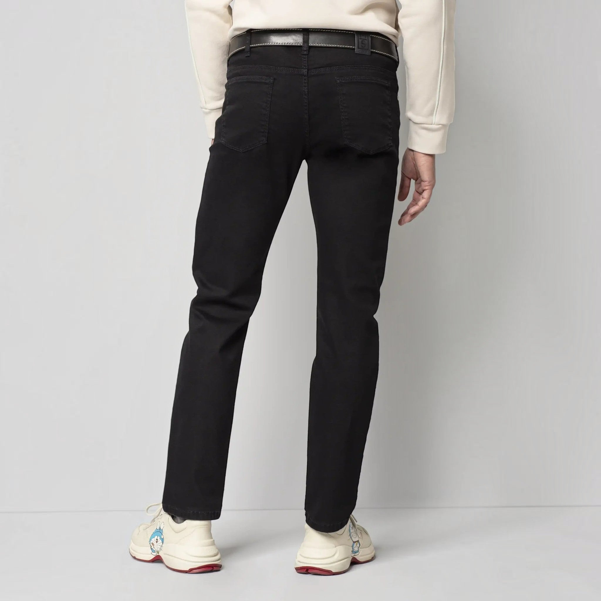 MEYER M5 Jeans - 6209 Regular Fit - Fairtrade Cotton Stretch Denim - Black - Wildvine Clothing, Spalding, Lincolnshire
