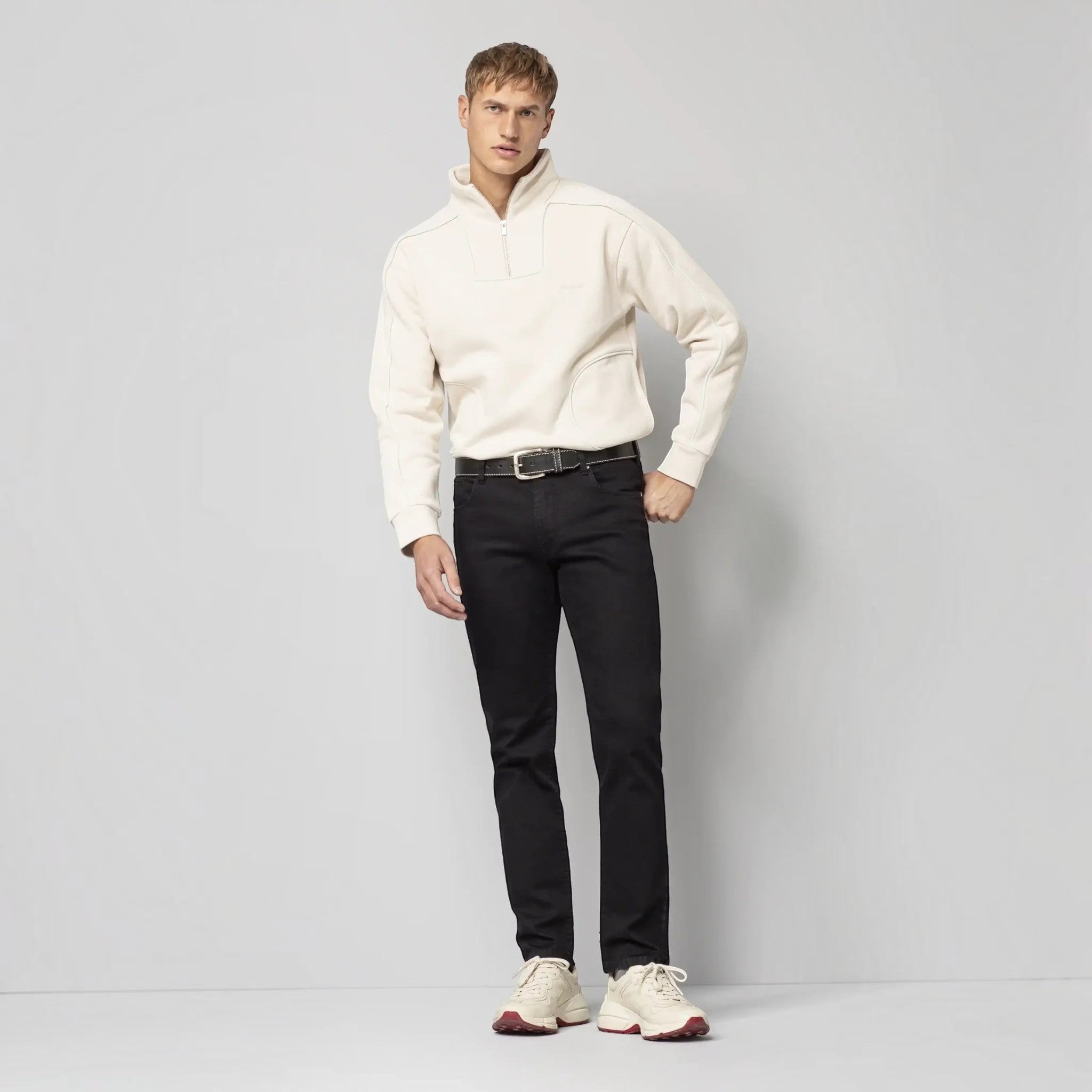 MEYER M5 Jeans - 6209 Regular Fit - Fairtrade Cotton Stretch Denim - Black - Wildvine Clothing, Spalding, Lincolnshire