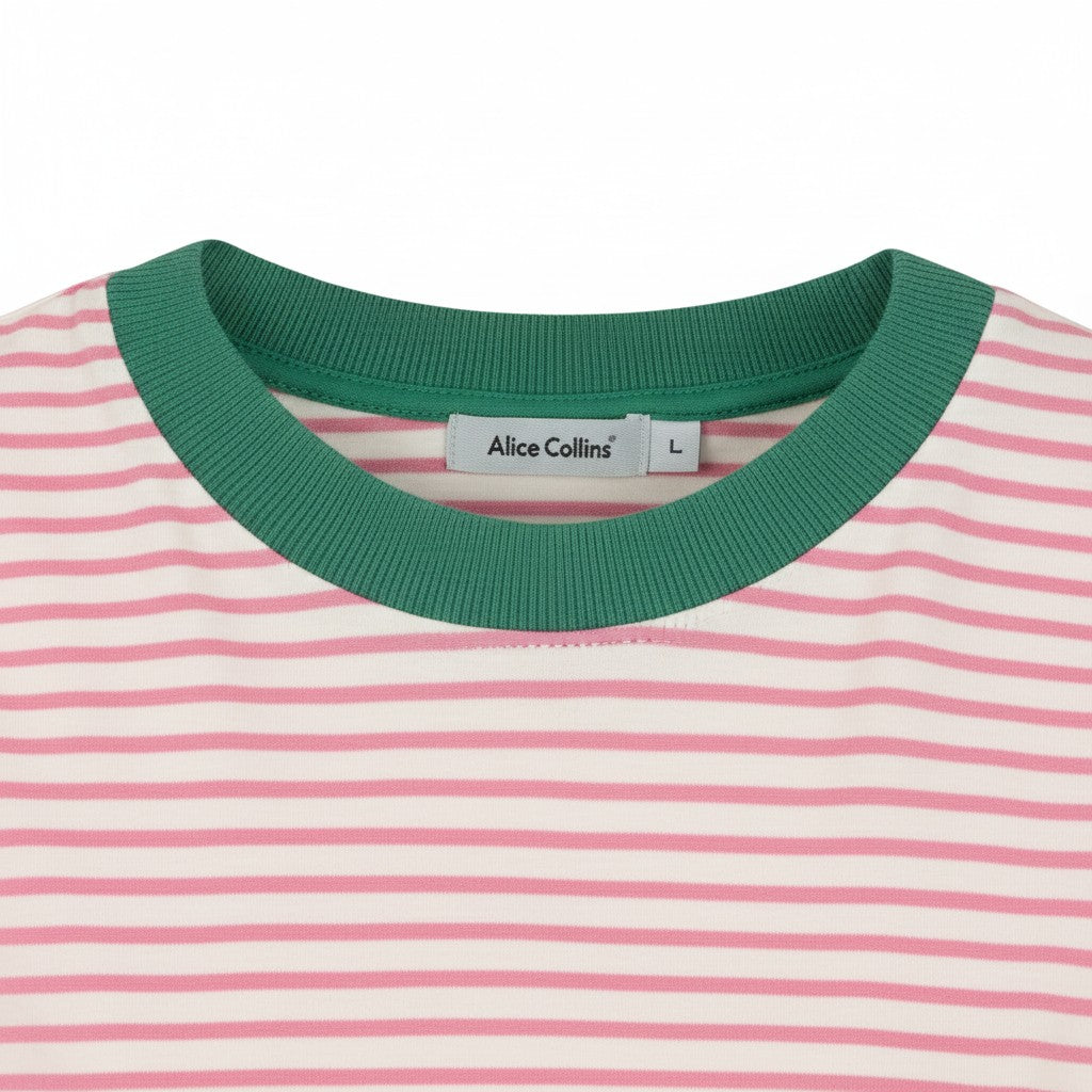 Alice Collins - Miley T-Shirt - Green Pepper/Candyfloss - Wildvine Clothing, Spalding, Lincolnshire