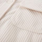 Fynch-Hatton - Ladies Overshirt - Corduroy - Milk 122 - Wildvine Clothing, Spalding, Lincolnshire