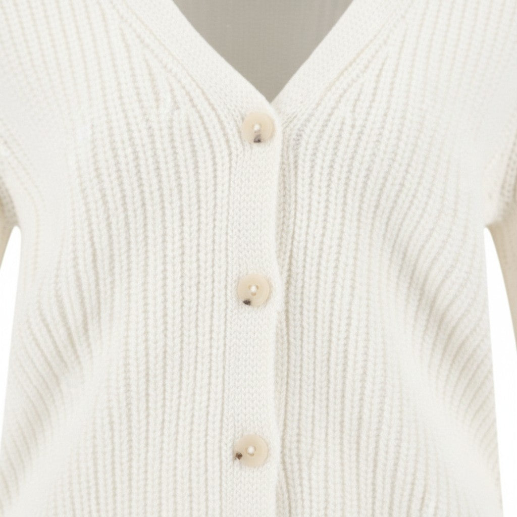 Fynch-Hatton - Ladies Cardigan Cotton - Milk 122 - Wildvine Clothing, Spalding, Lincolnshire