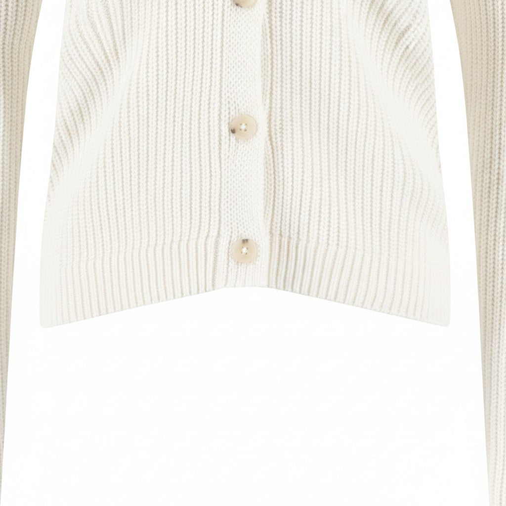 Fynch-Hatton - Ladies Cardigan Cotton - Milk 122 - Wildvine Clothing, Spalding, Lincolnshire