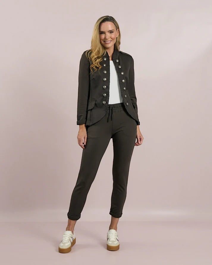 D.E.C.K By Decollage - Zip Pocket Joggers- Mulberry - Wildvine Clothing, Spalding, Lincolnshire