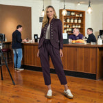 D.E.C.K. by Decollage Ladies Jacket – Rich Mulberry - Wildvine Clothing, Spalding, Lincolnshire