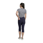 Pinnns - Ladies - Bengaline Crop Trousers With Pockets - Navy - 226C - Wildvine Clothing, Spalding, Lincolnshire