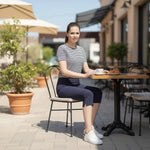 Pinnns - Ladies - Bengaline Crop Trousers With Pockets - Navy - 226C - Wildvine Clothing, Spalding, Lincolnshire
