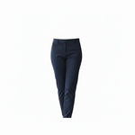 Pinnns - Ladies - Slim Leg Bengaline Ankle Grazer With Back Split - Navy 302CT - Wildvine Clothing, Spalding, Lincolnshire