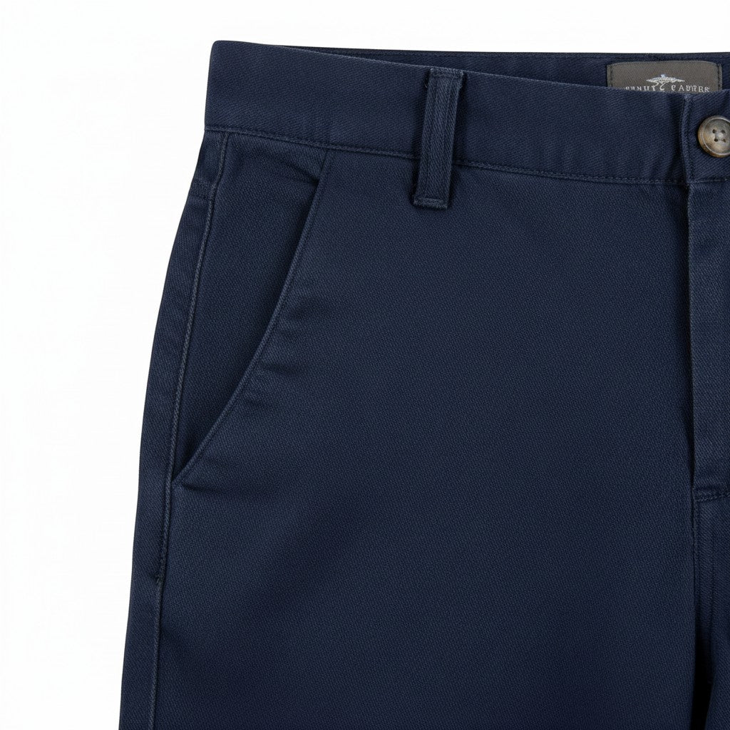 Fynch-Hatton - Mens Shorts - Summer Stretch Bermuda - Navy - Wildvine Clothing, Spalding, Lincolnshire