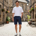 Gurteen - Mens Shorts - Summer Bermuda - Cove - Navy - 59002 036 - Wildvine Clothing, Spalding, Lincolnshire