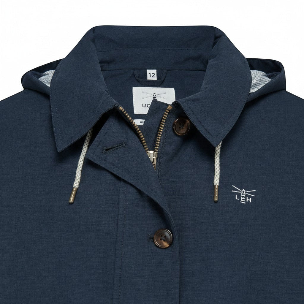 Lighthouse - Ladies Blair Coat - Navy - Wildvine Clothing, Spalding, Lincolnshire