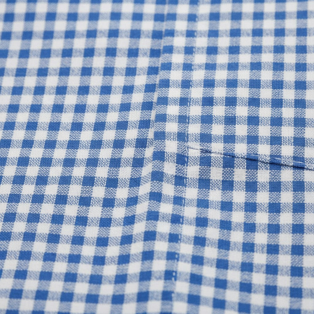 Gurteen - Mens - 100% Cotton - Seville - Modern Fit / Short Sleeved - Navy Check - 51028 636 - Wildvine Clothing, Spalding, Lincolnshire