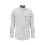 Fynch-Hatton Men's All Season Oxford Shirt – Navy Check - Wildvine Clothing, Spalding, Lincolnshire