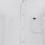 Fynch-Hatton Men's All Season Oxford Shirt – Navy Check - Wildvine Clothing, Spalding, Lincolnshire