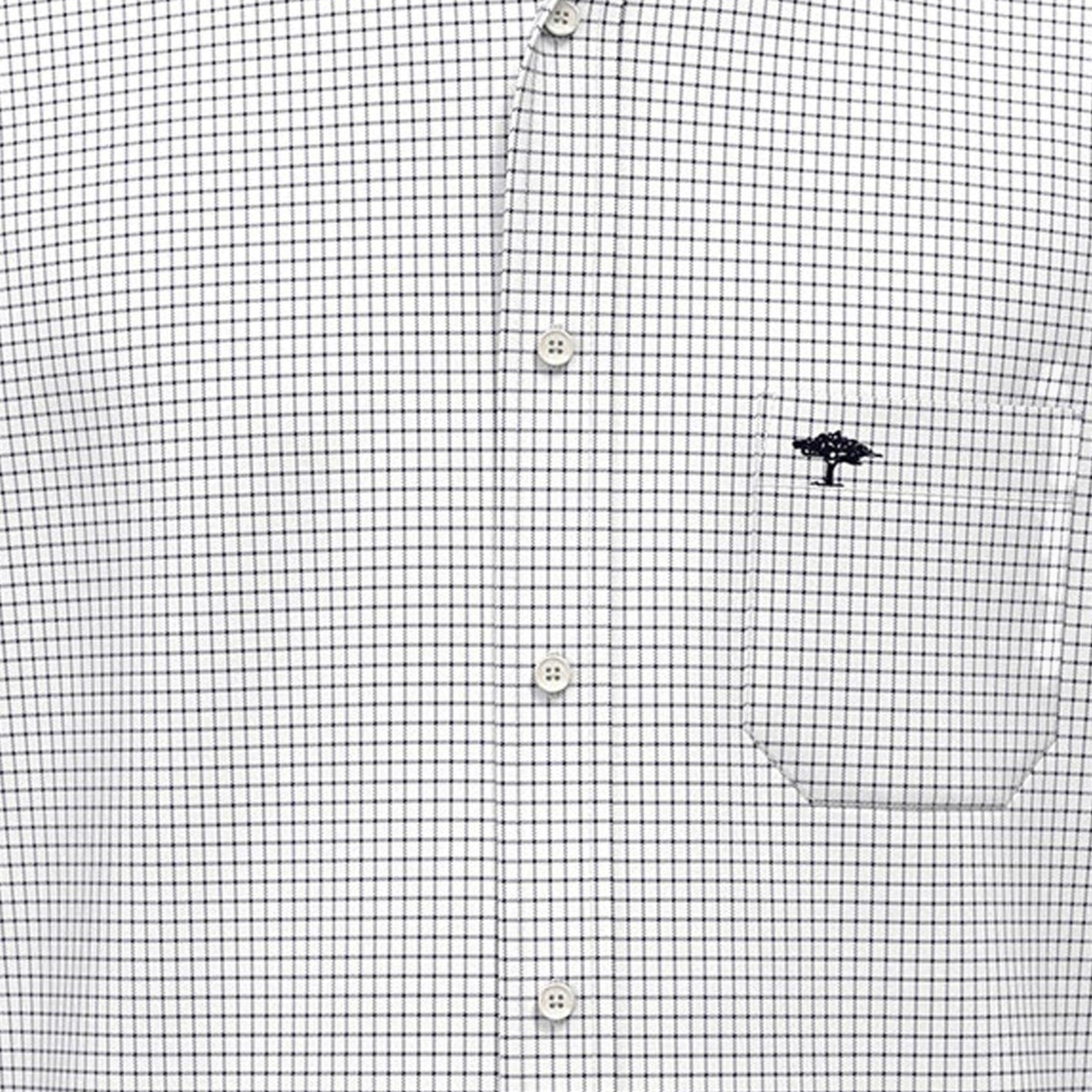 Fynch-Hatton Men's All Season Oxford Shirt – Navy Check - Wildvine Clothing, Spalding, Lincolnshire