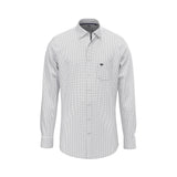 Fynch-Hatton Men's All Season Oxford Shirt – Navy Check - Wildvine Clothing, Spalding, Lincolnshire