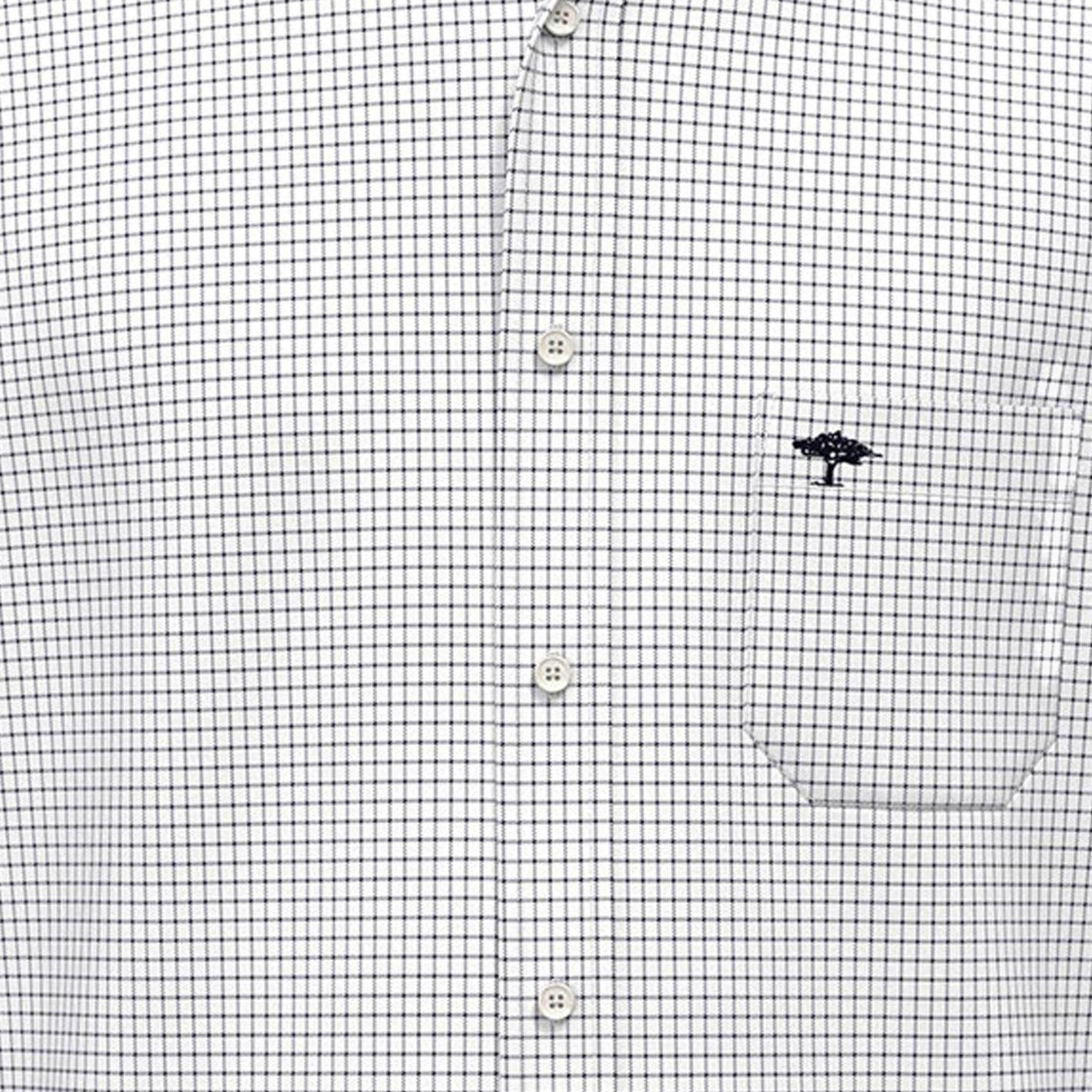 Fynch-Hatton Men's All Season Oxford Shirt – Navy Check - Wildvine Clothing, Spalding, Lincolnshire