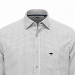Fynch-Hatton Men's All Season Oxford Shirt – Navy Check - Wildvine Clothing, Spalding, Lincolnshire