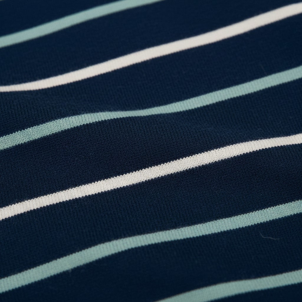 Lighthouse - Ladies Causeway II Top - Navy Cream/Sage Stripe - Wildvine Clothing, Spalding, Lincolnshire
