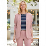Lighthouse - Ladies Causeway II Top - Navy Cream/Sage Stripe - Wildvine Clothing, Spalding, Lincolnshire