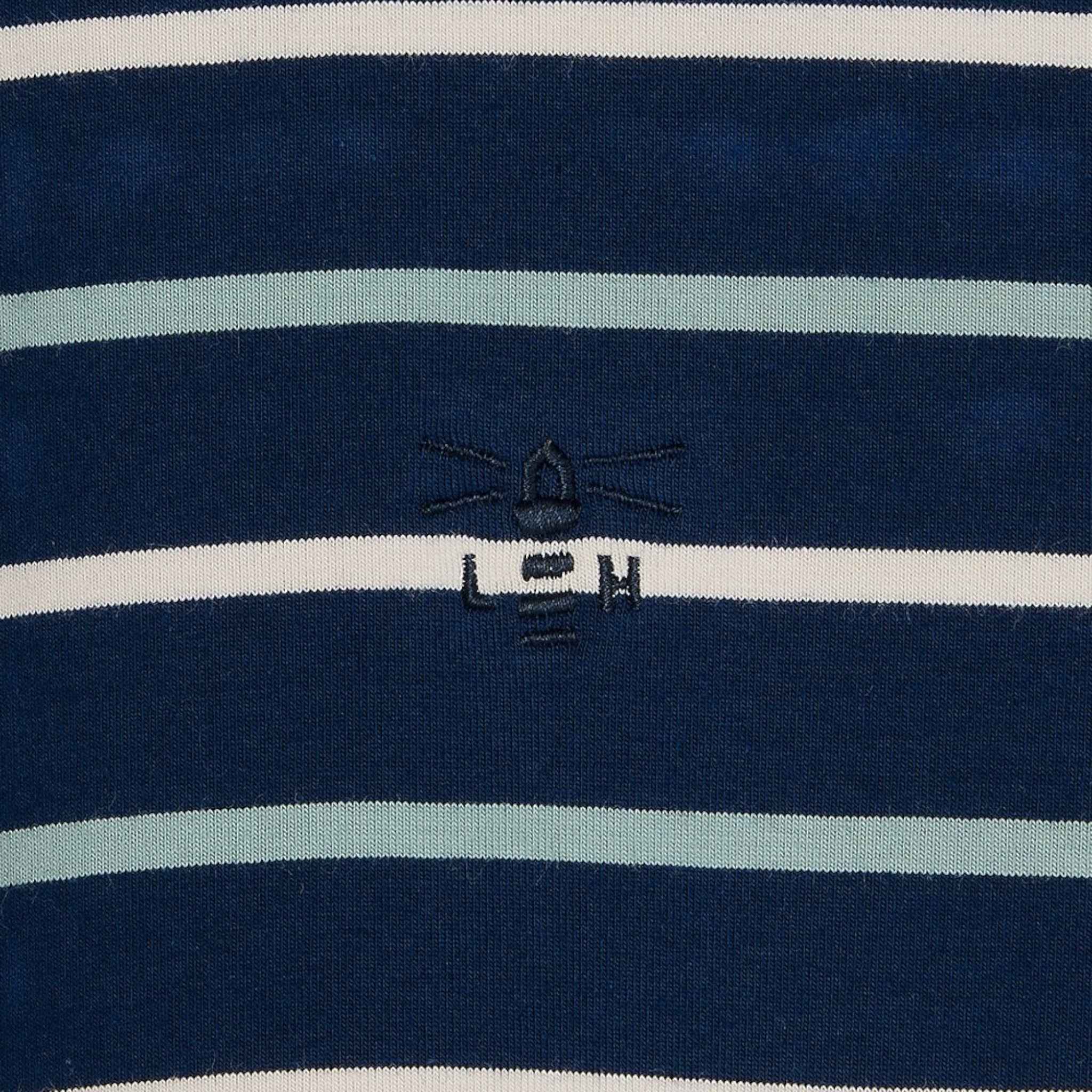 Lighthouse - Ladies Causeway II Top - Navy Cream/Sage Stripe - Wildvine Clothing, Spalding, Lincolnshire