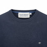 Fynch-Hatton - Mens Knitwear - O-Neck - Navy - Wildvine Clothing, Spalding, Lincolnshire
