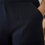 Pinnns - Ladies - Super Soft Wide Leg Culotte Trousers - Navy - 727C - Wildvine Clothing, Spalding, Lincolnshire