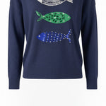 Alice Collins - Verna Pullover - Rich Navy - 037A282 - Wildvine Clothing, Spalding, Lincolnshire
