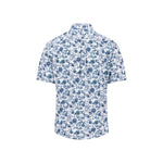 Fynch-Hatton Men's Regular Short Sleeve Casual Shirt - Premium Floral Print – Navy - Wildvine Clothing, Spalding, Lincolnshire