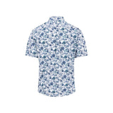 Fynch-Hatton Men's Regular Short Sleeve Casual Shirt - Premium Floral Print – Navy - Wildvine Clothing, Spalding, Lincolnshire