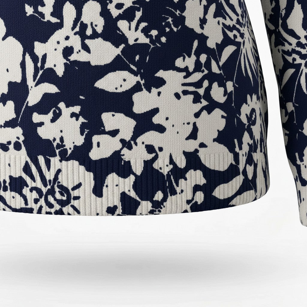 Alice Collins - Charlotte Pullover - Rich Navy - 037A113 - Wildvine Clothing, Spalding, Lincolnshire