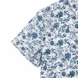 Fynch-Hatton Men's Regular Short Sleeve Casual Shirt - Premium Floral Print – Navy - Wildvine Clothing, Spalding, Lincolnshire