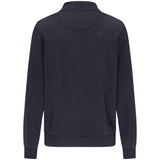 Fynch-Hatton - Mens Knitwear - Zip Troyer - Navy - Wildvine Clothing, Spalding, Lincolnshire
