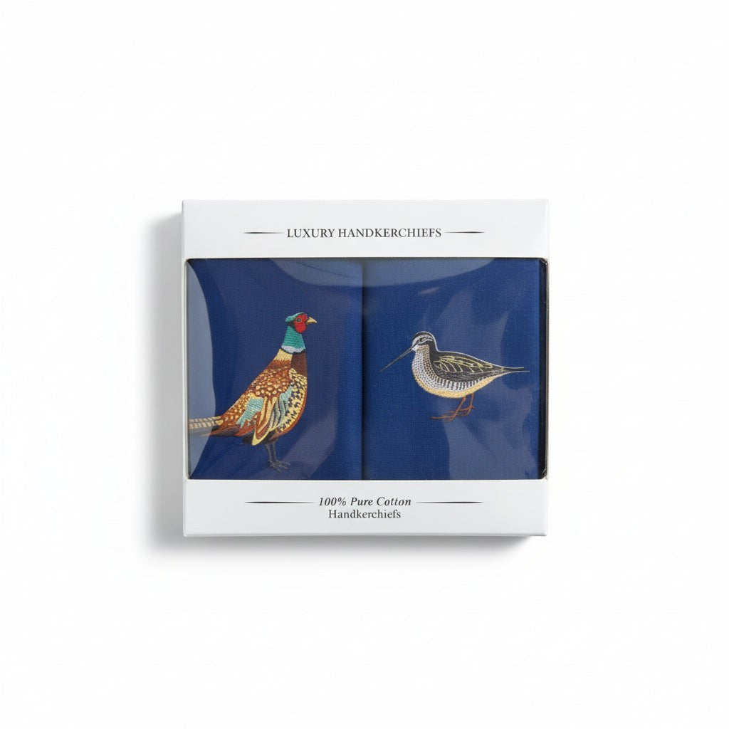 Le Chateau - Mens - Luxury Handkerciefs - Game Bird Superior Bandanas One size - Wildvine Clothing, Spalding, Lincolnshire
