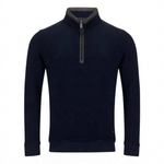DG's Drifter Mens - Half Zip Sweatshirt - Navy - 355222-78 - Wildvine Clothing, Spalding, Lincolnshire
