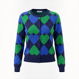 Alice Collins - Ekaterina Cardigan - Rich Navy - 037A015 - Wildvine Clothing, Spalding, Lincolnshire