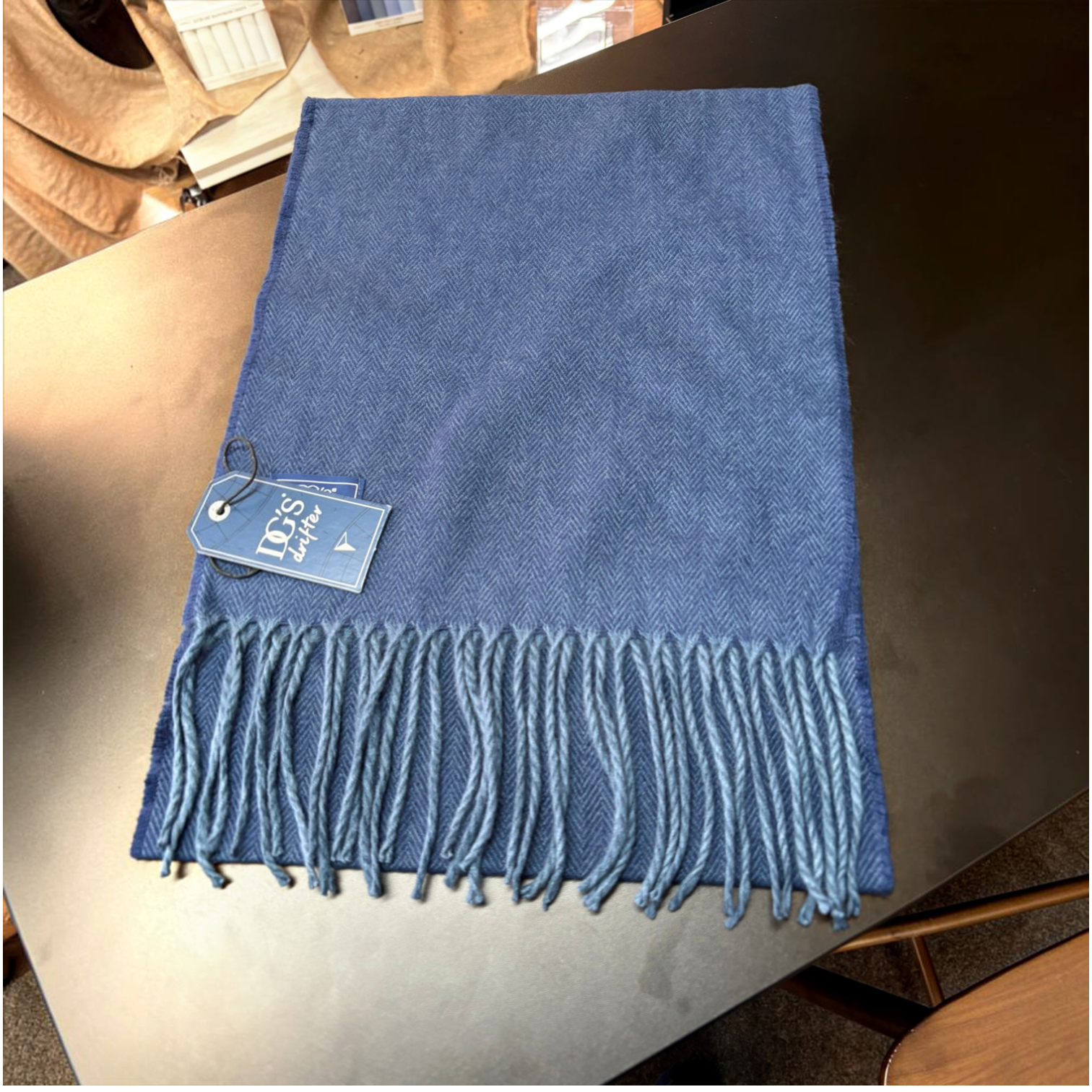 DG's Drifter Mens - Scarf - Navy - 58490 27 - Wildvine Clothing, Spalding, Lincolnshire