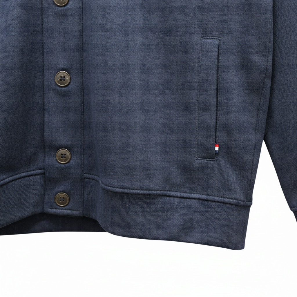 Gabicci Vintage - Mens Leigh Jersey Overshirt - Navy - V57GD06 - Wildvine Clothing, Spalding, Lincolnshire