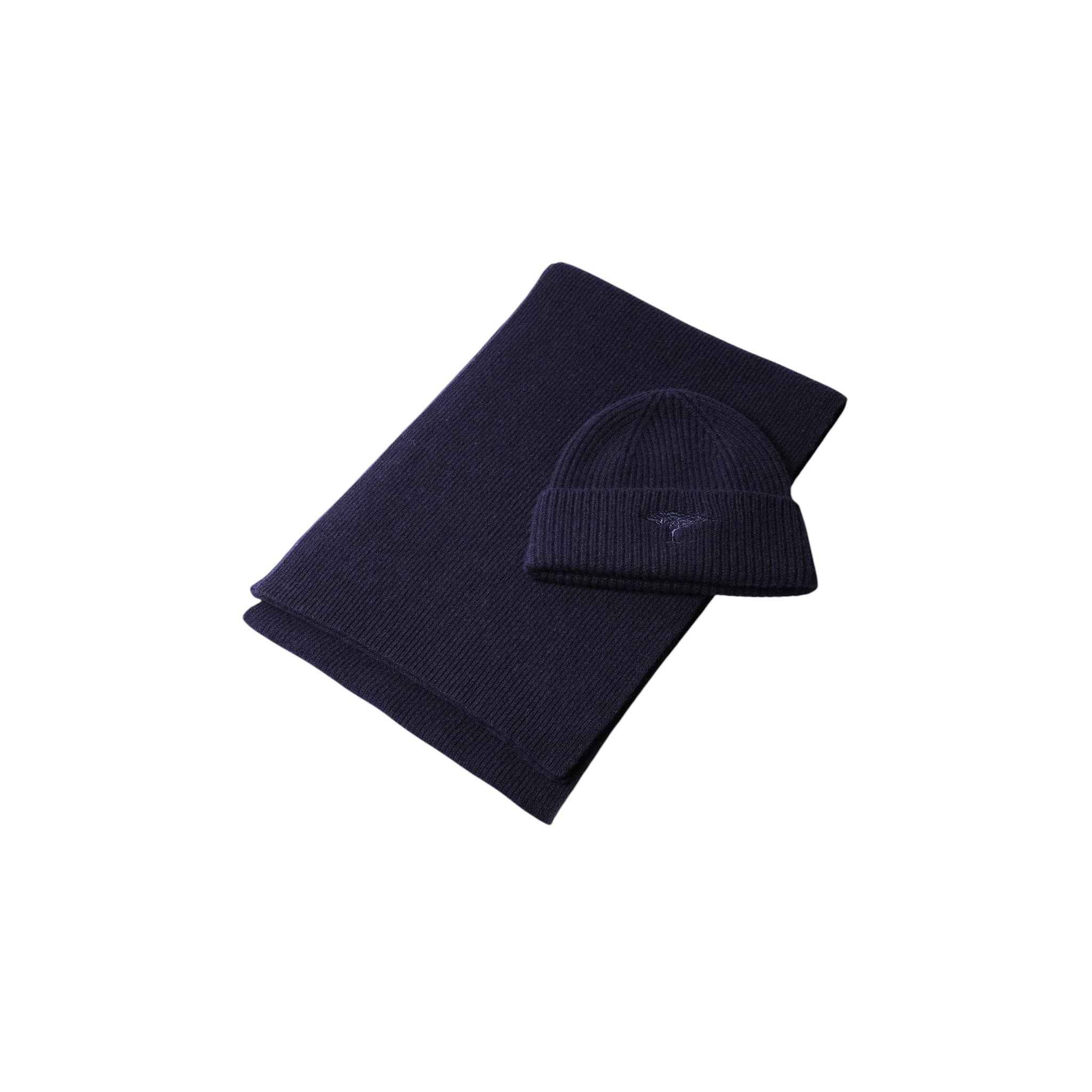 Fynch-Hatton - Mens Beanie & Scarf Set - Navy 685 - Wildvine Clothing, Spalding, Lincolnshire