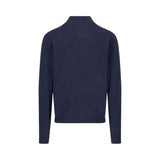 Fynch-Hatton - Mens Knitwear - Cardigan Stand-Up Strucutre - Navy 690 - Wildvine Clothing, Spalding, Lincolnshire