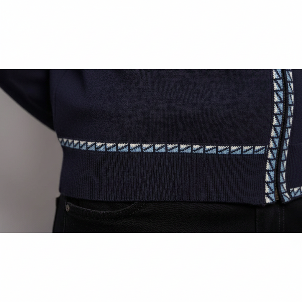 Gabicci Vintage - Mens Nick Archive Knit Polo - Navy - V57GM25 - Wildvine Clothing, Spalding, Lincolnshire