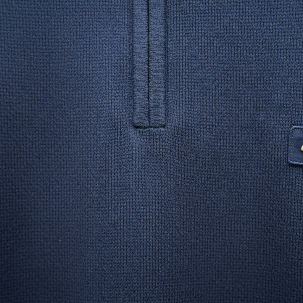 Gabicci Vintage - Naxton Knitted Quater Zip Sweater - Navy - V57GK15 - Wildvine Clothing, Spalding, Lincolnshire