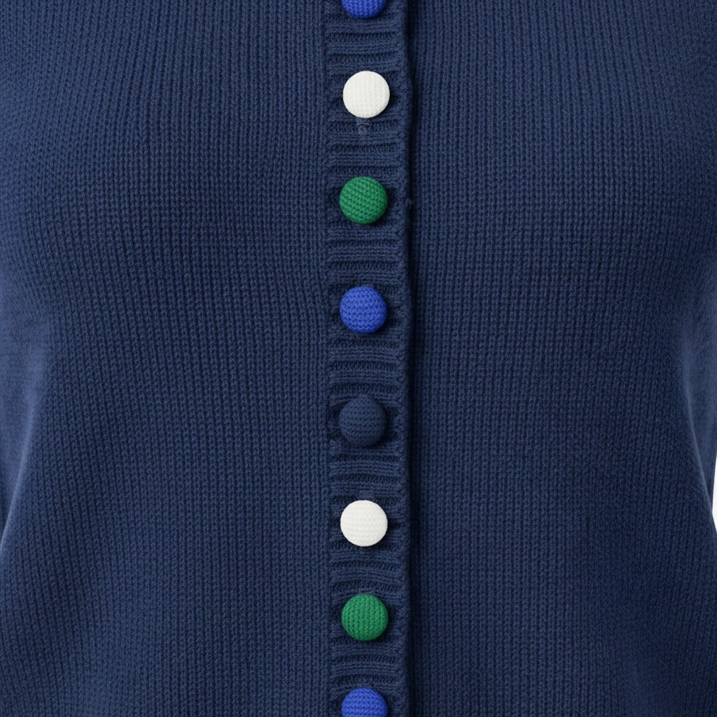 Alice Collins - Cindy Waistcoat - Rich Navy - 037A124 - Wildvine Clothing, Spalding, Lincolnshire