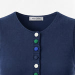Alice Collins - Cindy Waistcoat - Rich Navy - 037A124 - Wildvine Clothing, Spalding, Lincolnshire